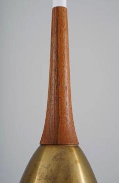 Scandinavian Pendant in Perforated Brass - 2277392