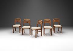 Scandinavian Pine Dining Chairs with Upholstered Seats Scandinavia 1990s - 3163688