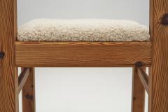 Scandinavian Pine Dining Chairs with Upholstered Seats Scandinavia 1990s - 3163696
