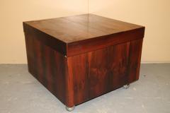 Scandinavian Rosewood Cube Bar Coffee Table - 1371753