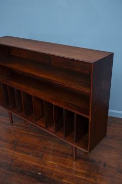 Scandinavian Rosewood Record or Book Shelf - 4445263