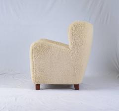 Scandinavian Sheepskin Lounge Chair - 224252