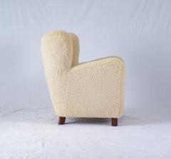 Scandinavian Sheepskin Lounge Chair - 224253