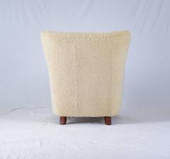 Scandinavian Sheepskin Lounge Chair - 224254