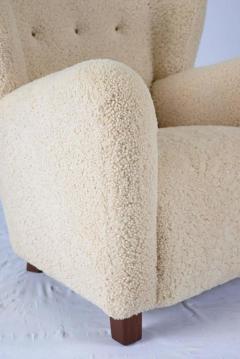 Scandinavian Sheepskin Lounge Chair - 224257