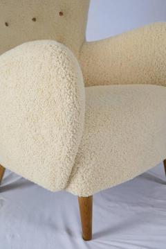 Scandinavian Sheepskin Lounge Chair - 224322