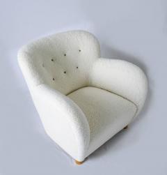 Scandinavian Sheepskin Lounge Chair - 290938