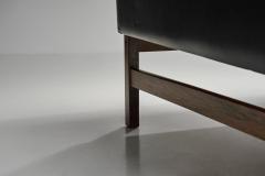 Scandinavian Three Seater Leather Sofa Denmark ca 1960s - 4717755