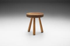 Scandinavian Tripod Wood Stool Scandinavia ca 1950s - 2405764