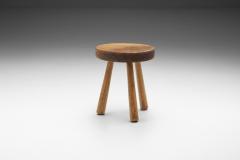 Scandinavian Tripod Wood Stool Scandinavia ca 1950s - 2405766