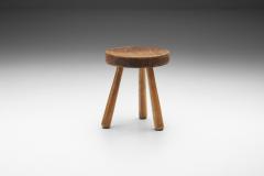 Scandinavian Tripod Wood Stool Scandinavia ca 1950s - 2405767