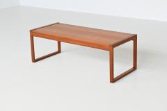 Scandinavian extendable coffee table in teak and white Denmark 1960 - 3790159