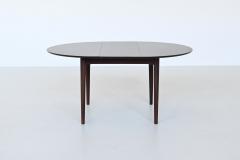 Scandinavian extendable oval shaped dining table rosewood Denmark 1960 - 4001596