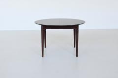 Scandinavian extendable oval shaped dining table rosewood Denmark 1960 - 4001605