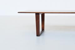 Scandinavian long shaped coffee table in rosewood Denmark 1960 - 3903582