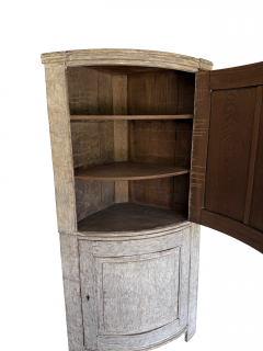 Scandinavian or French Provincial Corner Cupboard - 4696612