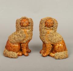 Scarce Pair of Rockingham Glazed Spaniels - 4533383