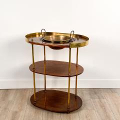 Scarce Victorian or Edwardian Mahogany and Brass Wash Stand - 2246470