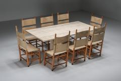 Scarpa Style Travertine Dining Table 1970s - 2664584