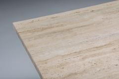 Scarpa Style Travertine Dining Table 1970s - 2664594