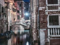 Scene of Venice on Aluminum - 4253622
