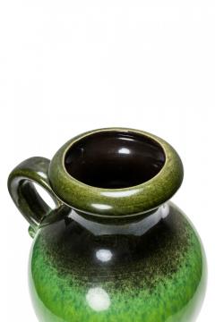 Schaurich Keramik West German Mid Century Dark and Light Green Glazed Ceramic Pi - 4671973