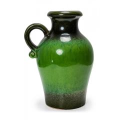 Schaurich Keramik West German Mid Century Dark and Light Green Glazed Ceramic Pi - 4717023