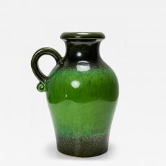 Schaurich Keramik West German Mid Century Dark and Light Green Glazed Ceramic Pi - 4717072