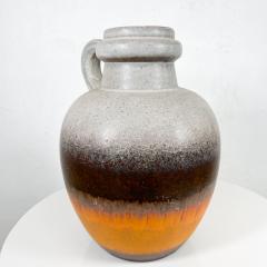 Scheurich Keramik Midcentury Lava Stripe Pottery Art Water Pitcher Jug Vase West Germany - 2893447
