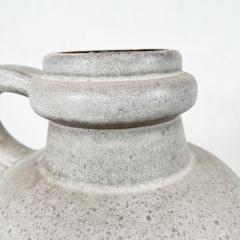 Scheurich Keramik Midcentury Lava Stripe Pottery Art Water Pitcher Jug Vase West Germany - 2893448