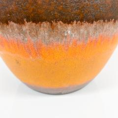 Scheurich Keramik Midcentury Lava Stripe Pottery Art Water Pitcher Jug Vase West Germany - 2893450