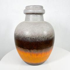 Scheurich Keramik Midcentury Lava Stripe Pottery Art Water Pitcher Jug Vase West Germany - 2893451