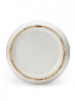 Scheurich Mid Century West German Rectangular Incised Inka Patterned White Gla - 4668041
