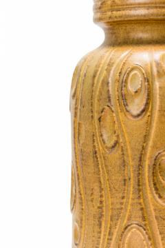 Scheurich West German Mid Century Incised Koralle Patterned Gold Glazed Cerami - 4671390