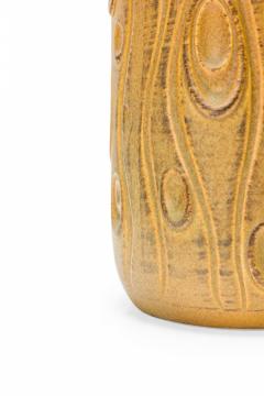 Scheurich West German Mid Century Incised Koralle Patterned Gold Glazed Cerami - 4671391