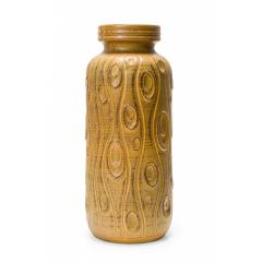 Scheurich West German Mid Century Incised Koralle Patterned Gold Glazed Cerami - 4716948