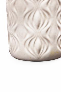 Scheurich West German Mid Century Onion Amsterdam Pattern White Cermaic Vase - 4673075
