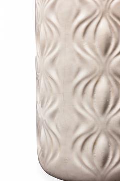 Scheurich West German Mid Century Onion Amsterdam Pattern White Cermaic Vase - 4673076