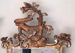 Schleswig Holstein 18th Century Giltwood Rococo Mirror with Ho Ho Bird - 1924820