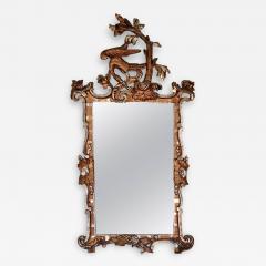 Schleswig Holstein 18th Century Giltwood Rococo Mirror with Ho Ho Bird - 1927029