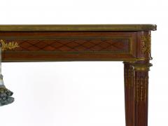 Schmit Cie French Louis XVI Style Antique Writing Table Desk Bureau Plat Schmit et Cie - 1083296