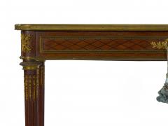 Schmit Cie French Louis XVI Style Antique Writing Table Desk Bureau Plat Schmit et Cie - 1083297