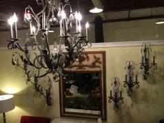 Schonbek Lighting Palatial Silver Distressed Rustic Metal Chandelier by Schonbek - 2943074