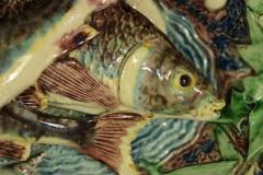 School of Paris Majolica Palissy Fish Reptile Platter - 1849093