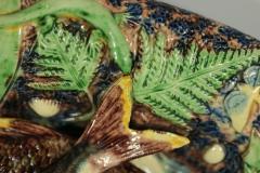 School of Paris Majolica Palissy Fish Reptile Platter - 1849096