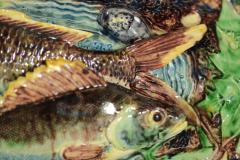 School of Paris Palissy Majolica Palissy Fish Platter - 1867903