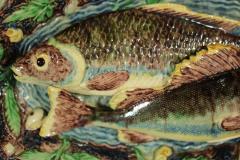 School of Paris Palissy Majolica Palissy Fish Platter - 1867905