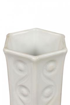 Schumann Arzberg Bavarian German Mid Century White Porcelain with Incised Spiral - 4673829