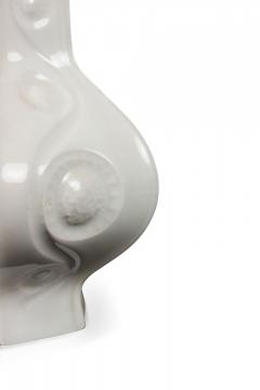 Schumann Arzberg Bavarian German Mid Century White Porcelain with Incised Spiral - 4673832