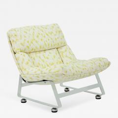 Scoop Lounge Chair on Steel Base - 163138